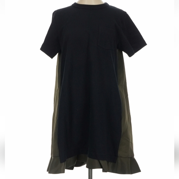 Sacai Dresses & Skirts - Sacai Jersey And Twill Minidress. Size 2.